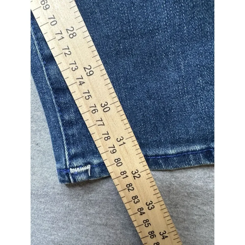 True Religion Mens size 36x32 Geno SN Flap Slim‎ Relaxed jeans Blue Denim Pants